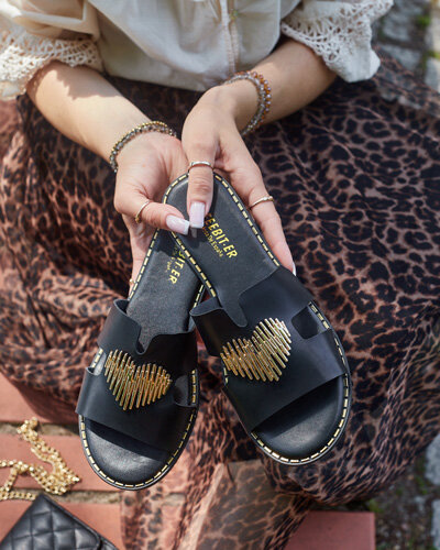 Royalfashion Dámske žabky s plochou podrážkou Ortyca