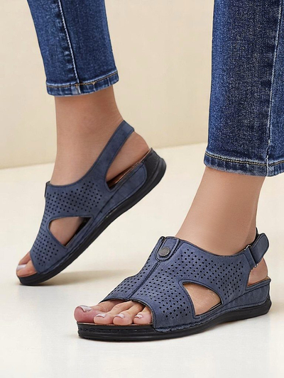 Royalfashion dámske sandále s výrezmi Leminni