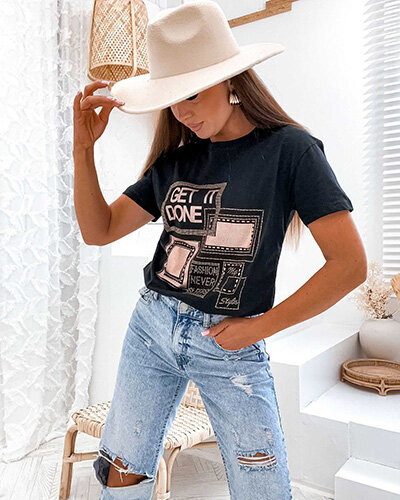 Royalfashion Dámske tričko s potlačou