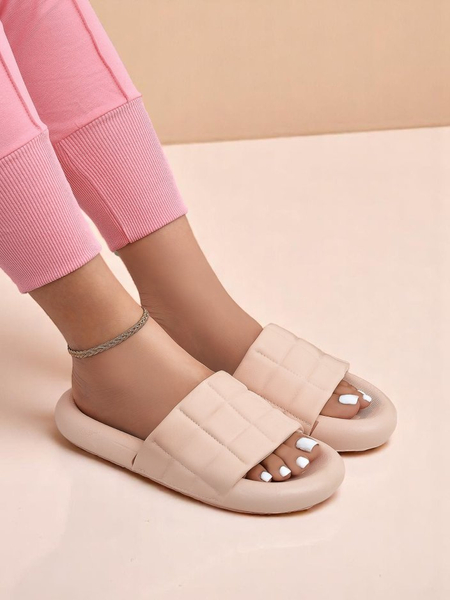 Royalfashion Ženski natikači s ploskim podplatom Quilt Walk