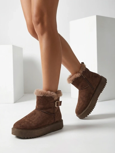 Royalfashion Kratki ženski škornji a'la za sneg Winter Crest