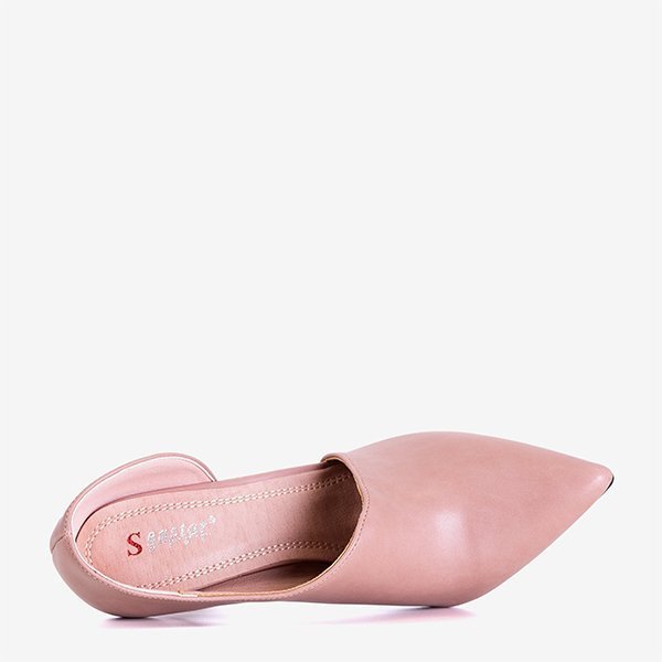 Ružové bodce s asymetrickým zvrškom Ladli - Obuv