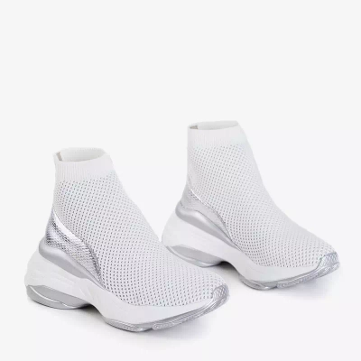 OUTLET Biela vysoká športová obuv značky Lupin - Footwear