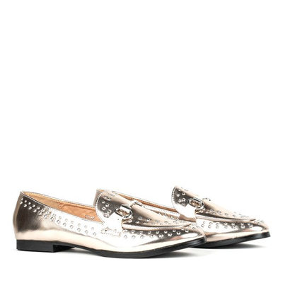 Zlaté mokasíny s trysky Idaho - Obuv 1