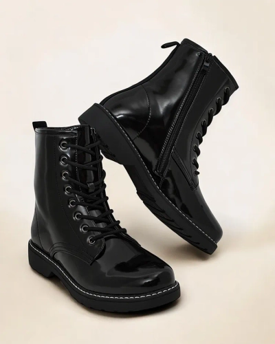 Royalfashion Dámske členkové topánky s šnurovaním Lacerro