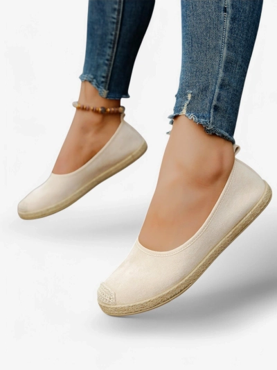 Royalfashion Dámske espadrilky z ekologickej zamše Aroles