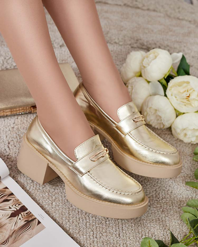 Royalfashion Dámske mokasíny na podpätku Ralbali