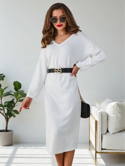 Royalfashion Dámske svetr šaty