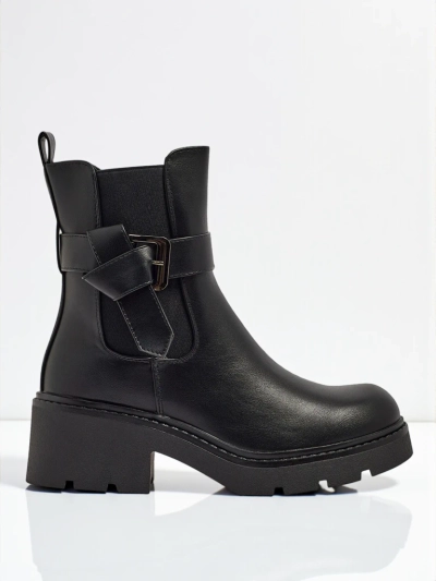 Eko usnjeni ženski gležnarji Velri