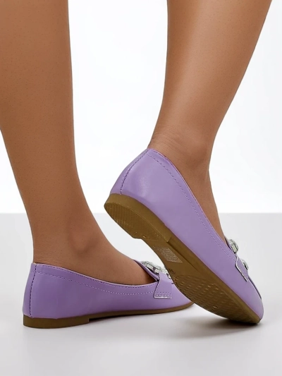 Royalfashion Dámske loafers s rhinestones Lecilla