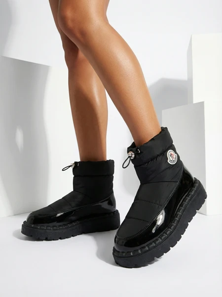 Royalfashion Dámske snehové čižmy v čiernej farbe Ireda