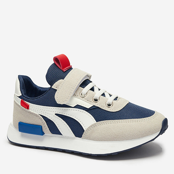 Detská športová obuv v tmavomodro-šedej farbe Kaxo- Obuv