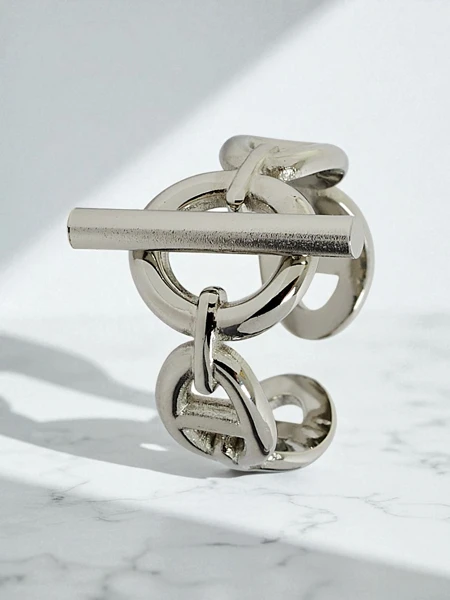 Dolce Vita zapestnica z obročem in okrasnimi obeski