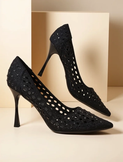 Royalfashion Dámske otvorené stilettos Ecatte