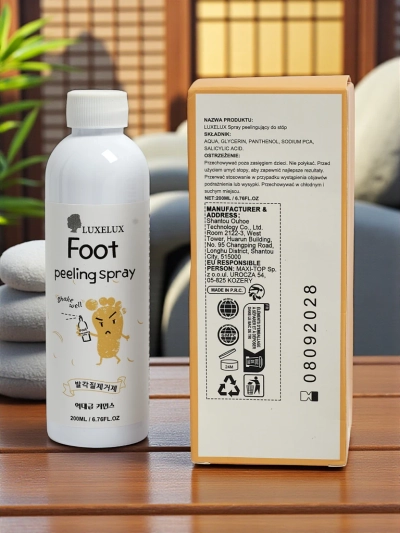 Ženski sprej za piling stopal Luxelux 200 ml