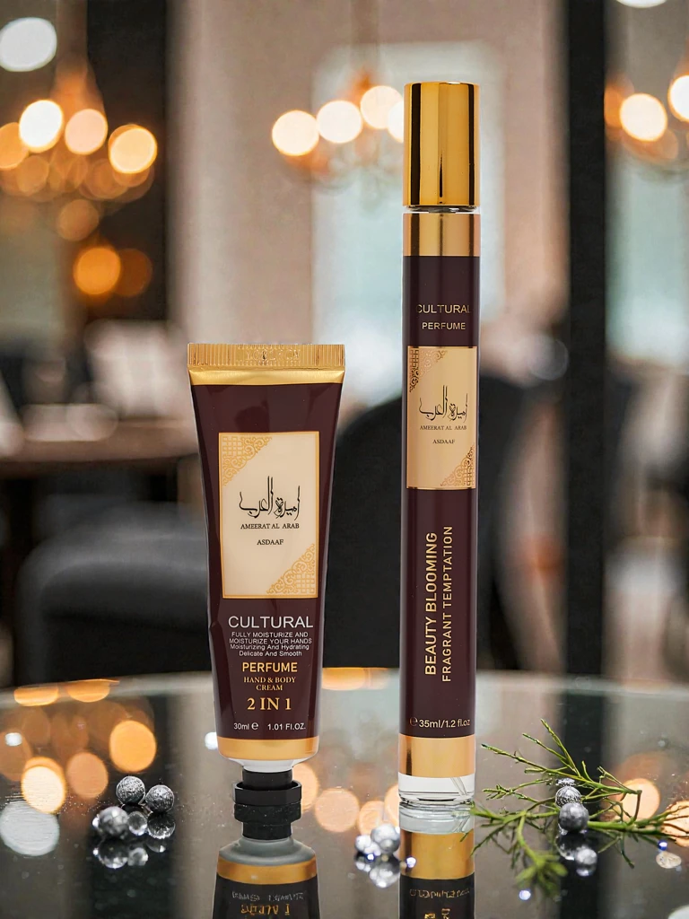 Set Inspirowana Ženska parfumska voda & krema za roke Arab Burgundy