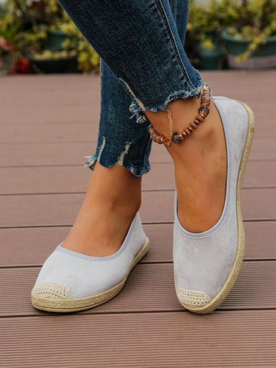 Royalfashion Dámske espadrilky z eco-suedu Aroles