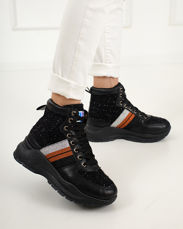 Čierne dámske športové tenisky Hasmali - Footwear