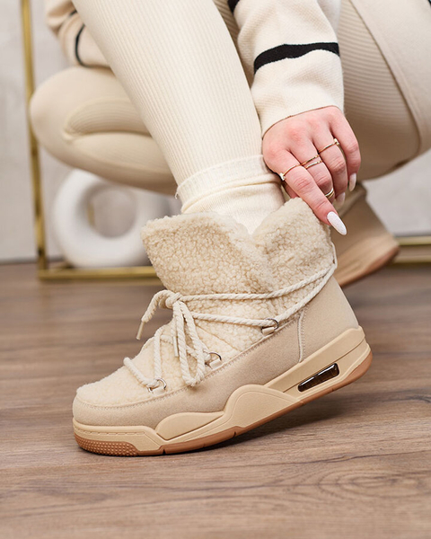 Royalfashion Dámske snehové topánky v lila farbe Ludmivac