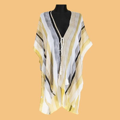 Dámske pareo v šedých odtieňoch - Oblečenie