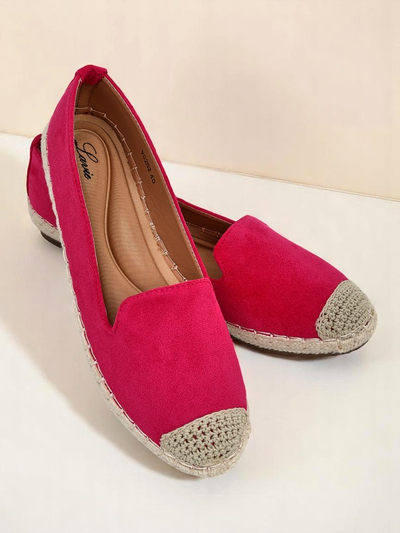 Royalfashion Dámske espadrilky z eko semišu Bombei