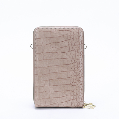 Svetlohnedá dámska mini kabelka s razbou - Doplnky