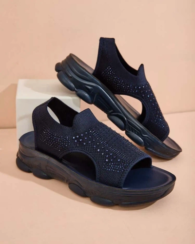 Royalfashion Dámske sandále s volínovým zvrškom