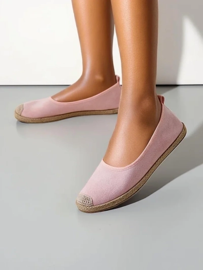 Royalfashion dámske ekologické semišové espadrilky Aroles