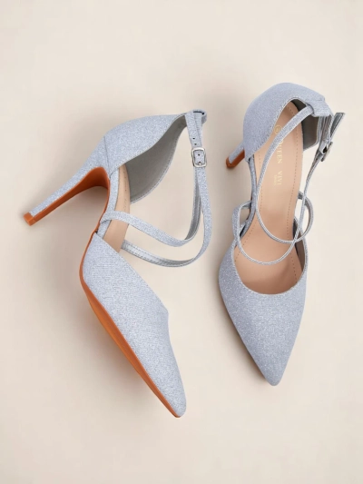 Royalfashion Dámske lodičky na ihlovom opätku GlamStrap