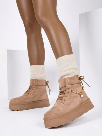 Royalfashion Dámske šnurovacie čižmy Woruces