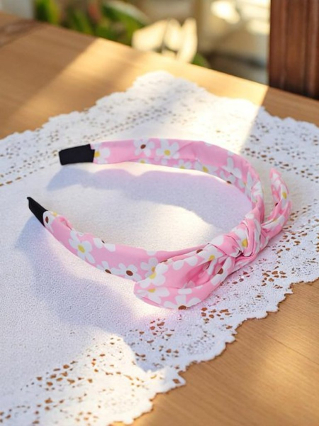 Royalfashion Čelenka s mašľou vo vzore Florinka kvety