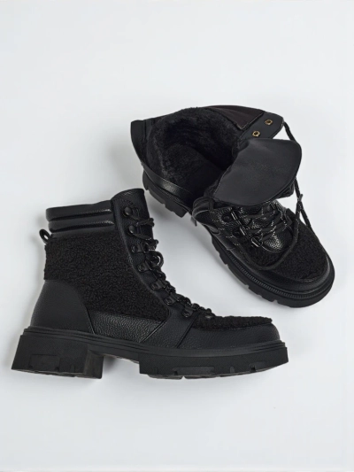 Ženski delavski škornji s krznom Ardella