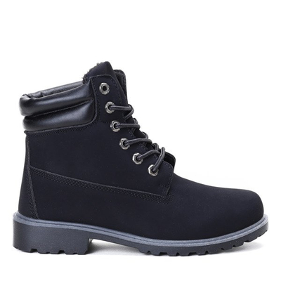 Ocieplane trapery w kolorze czarnym Katherine - Obuwie