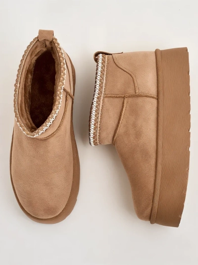 Royalfashion Dámske krátke topánky a'la snow boots Xoalla