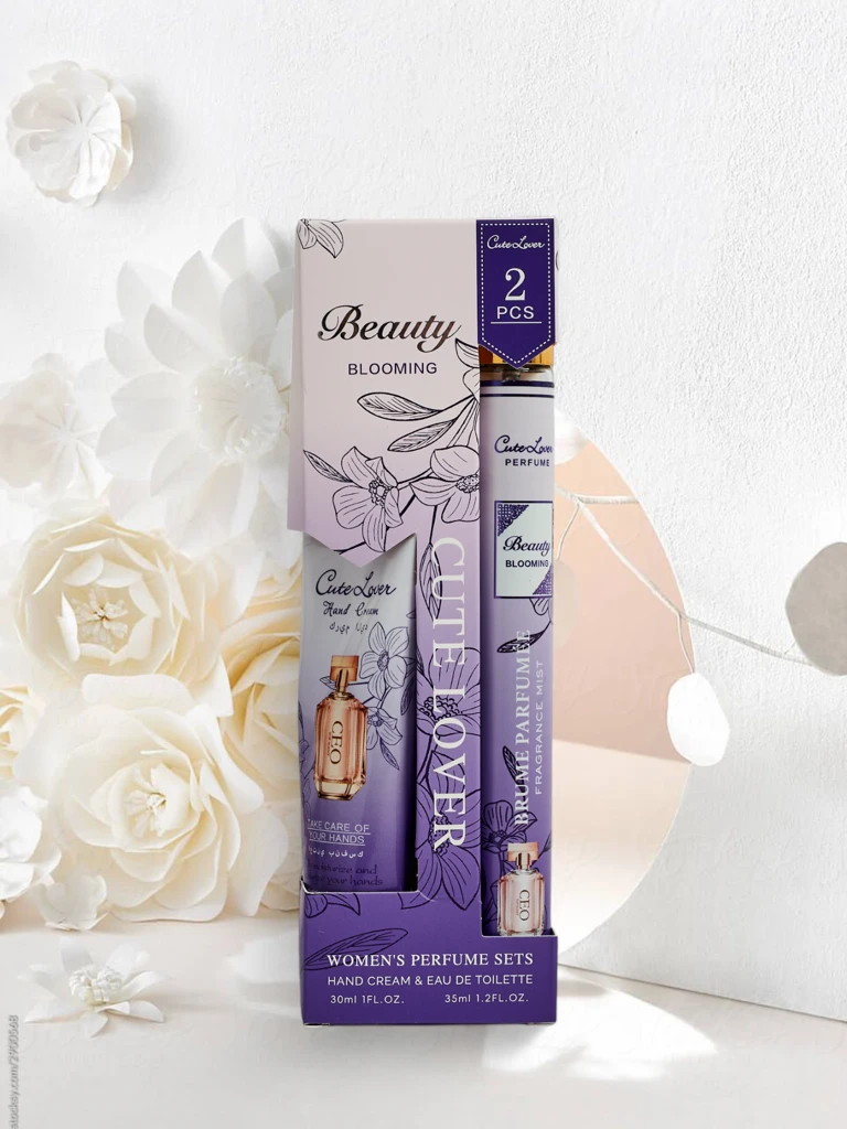 Komplet CaleoLuna Blooming – Krema za Roke in Parfum, 30 ml, 35 ml