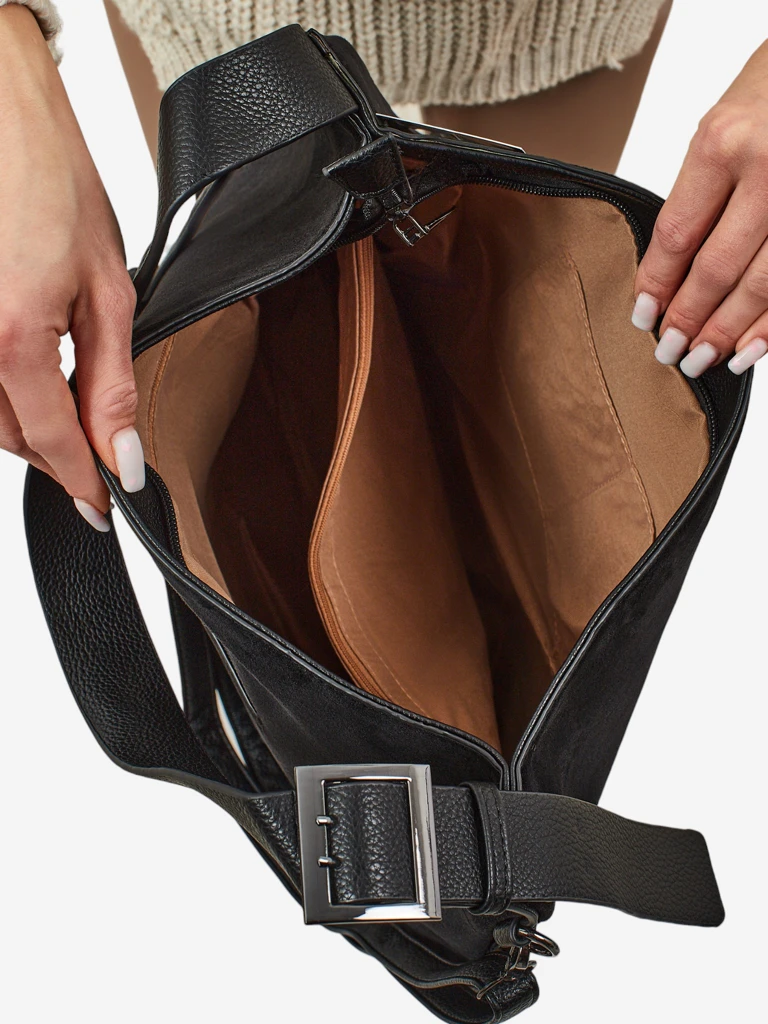 Ženska shopper torbica iz eko semiša Donenn