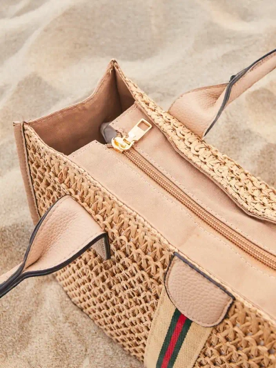 Royalfashion Veľká letná taška pre ženy z prútia