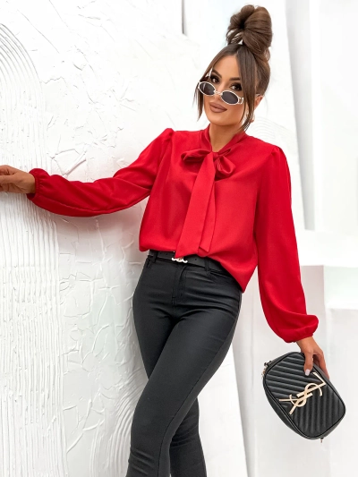 Royalfashion Dámska blúza s mašľou
