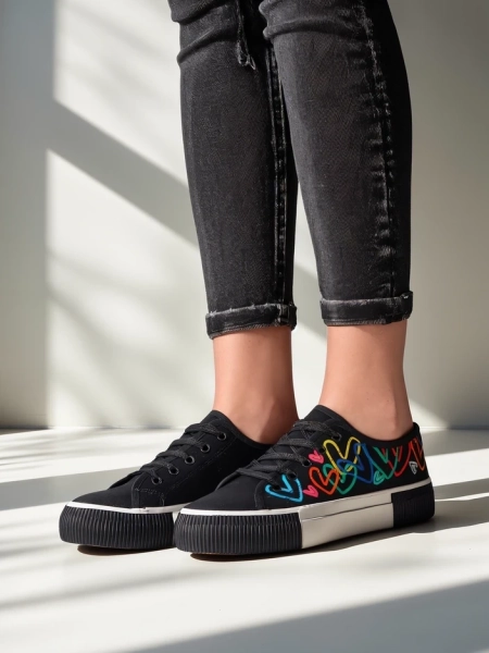 Royalfashion dámske tenisky s potlačou Sercess