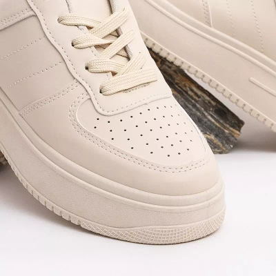 OUTLET Béžová dámska športová obuv na platforme Silvina - Obuv