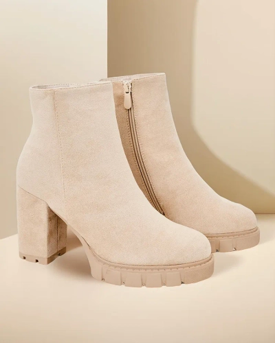 Royalfashion Ekológia-suede dámske členok topánky na stĺpci Emuri