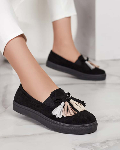 Royalfashion Dámske mokasíny so strapcami Bererto