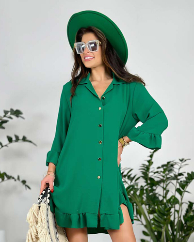 Royalfashion Dámske oversize šaty s volánom