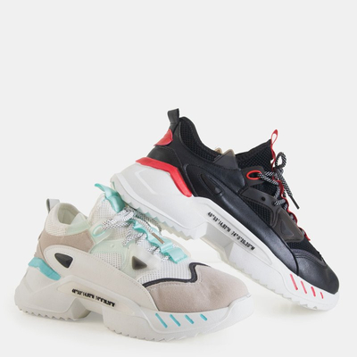 Čierne pánske športové tenisky Mapsy - Obuv