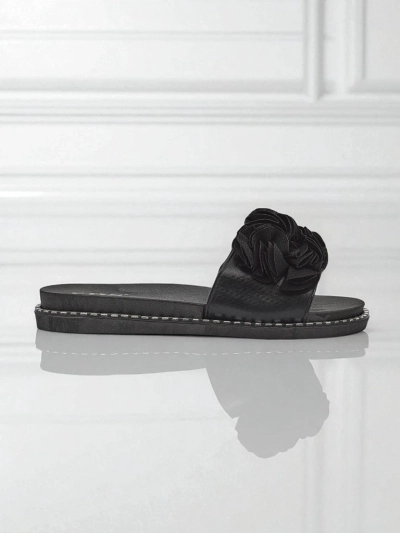 Royalfashion Dámske šľapky s plochou podrážkou Flora Verde