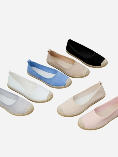 Royalfashion Dámske espadrilky z eco-suedu Aroles