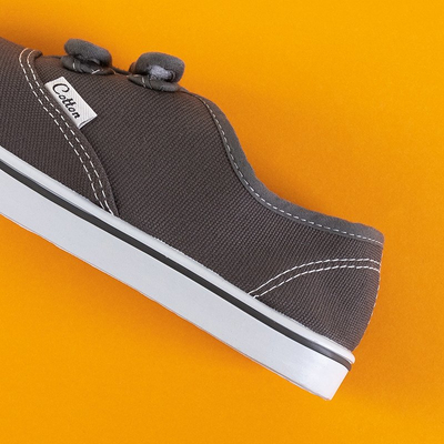 Tmavošedé chlapčenské tenisky Almir - Obuv