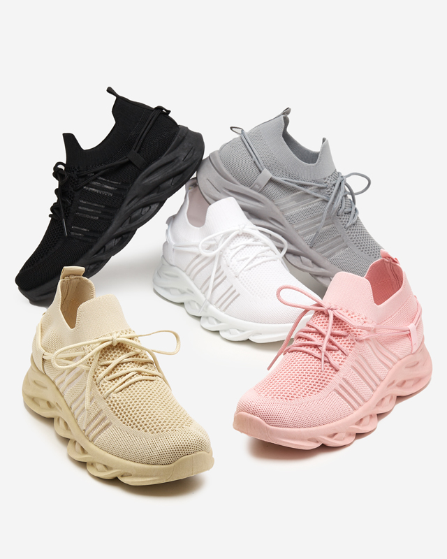 Čierne dámske nazúvacie športové topánky Serinto - obuv