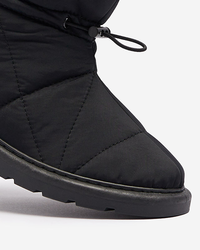 Čierne dámske zateplené topánky a'la snow boots Kaliolen - Obuv