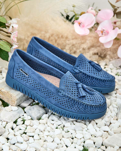 Royalfashion Dámske ažurové mokasíny Molaffa